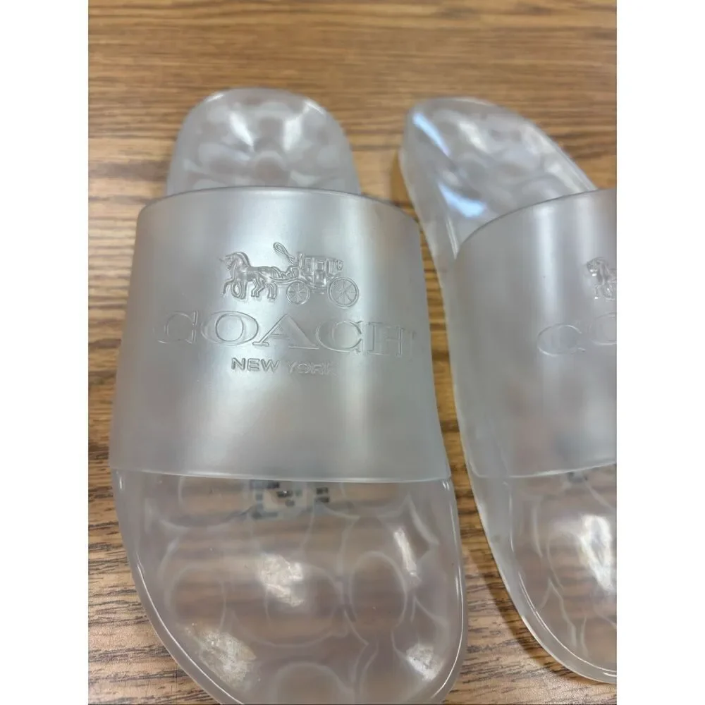 Coach clear slides, NWOB